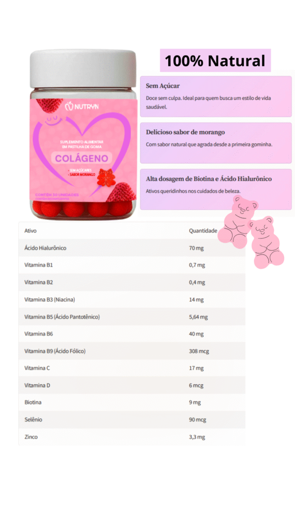 kit 1  Nutryn Black Extra Forte + 1 colágeno - Imagem 3