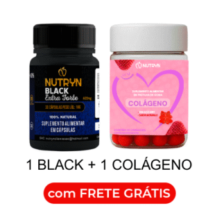 kit 1  Nutryn Black Extra Forte + 1 colágeno